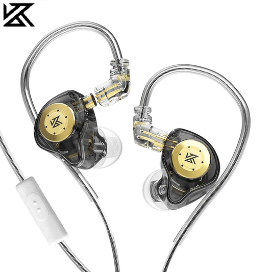 KZ EDX PRO In‑Ear Monitor Earphones – High‑Fidelity Wired Earphones with 10 mm Dynamic Driver and Detachable Cable