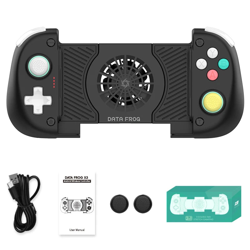 DATA FROG X3 Wireless Mobile Gaming Controller – Hall Effect Precision for Android