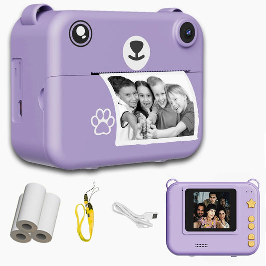 Children's Instant Print Camera – 1080p Digital with Thermal Printing