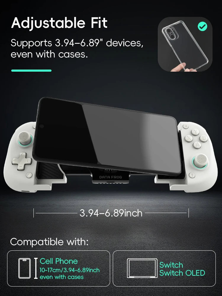 DATA FROG X3 Wireless Mobile Gaming Controller – Hall Effect Precision for Android