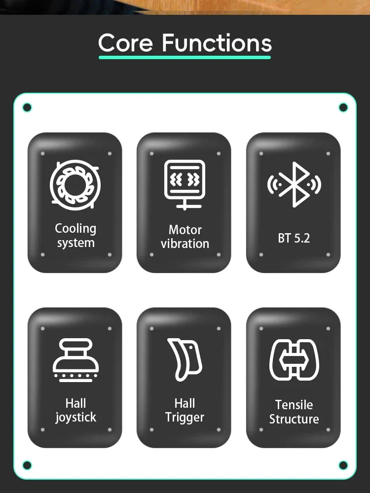 DATA FROG X3 Wireless Mobile Gaming Controller – Hall Effect Precision for Android