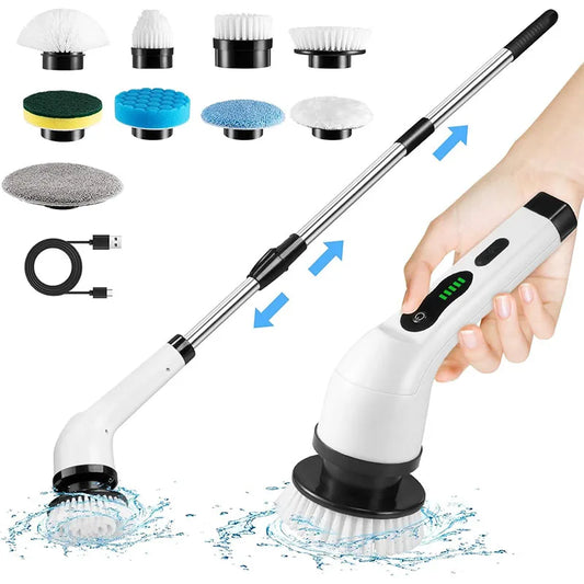 Cordless Electric Spin Scrubber – Multipurpose Power Cleaning Brush
