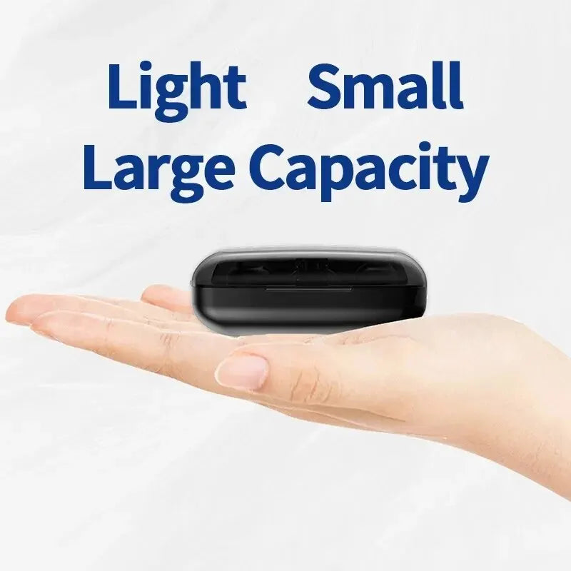 M19 Bluetooth 5.1 Wireless Earbuds with 2000mAh Power Bank Charging Case – True Wireless Gaming Earphones with LED Display, Touch Controls & Emergency Phone Charging