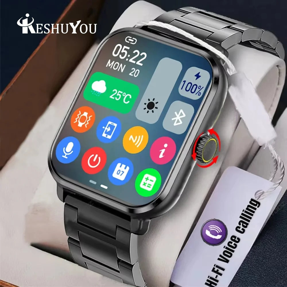 KESHUYOU H9 Pro MAX – Large Display Fitness Smartwatch for Everyday Wellness