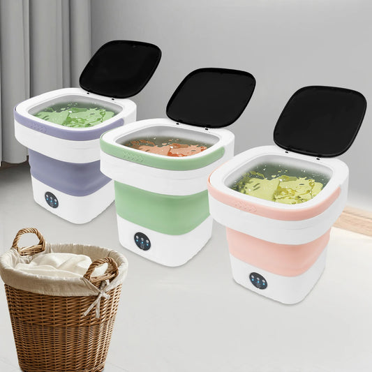 Mini Foldable Washing Machine – 12L Portable for Delicates & Baby Clothes